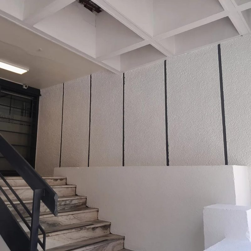 Revoque interior con cielorraso y escalera Córdoba